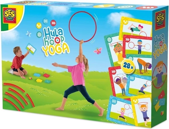 SES hula hoop za jogo s kartami in kocko