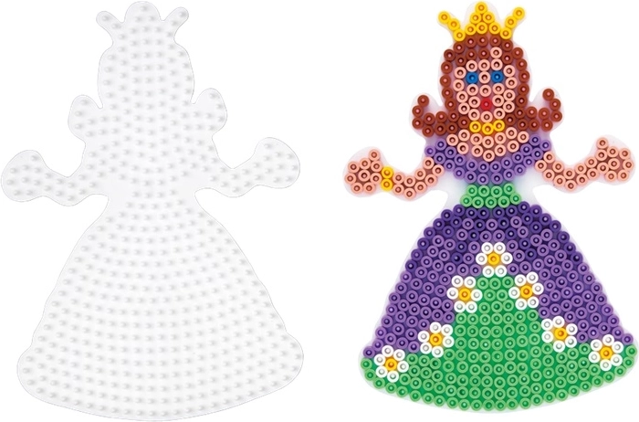 Hama MIDI podloga za likalne perlice – princesa