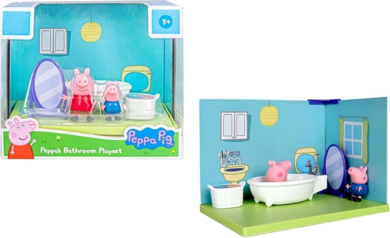 Peppa Pig kopalniški komplet z 2 figuricama