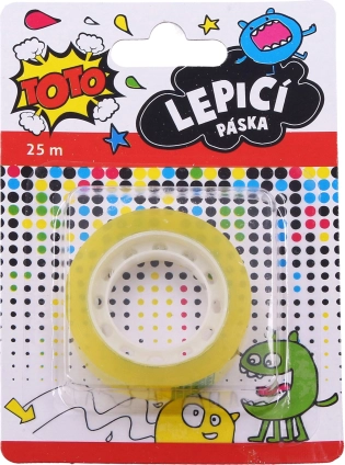 Prozoren lepilni trak 12 mm × 25 m