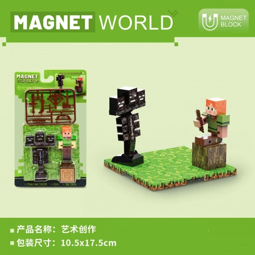 Gradbeni set Magnet World Kreativno Ustvarjanje