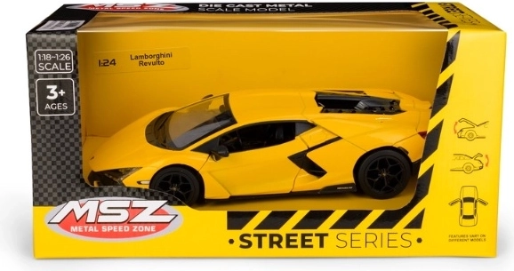 Model avtomobila Lamborghini Revuelto 1:24, rumen