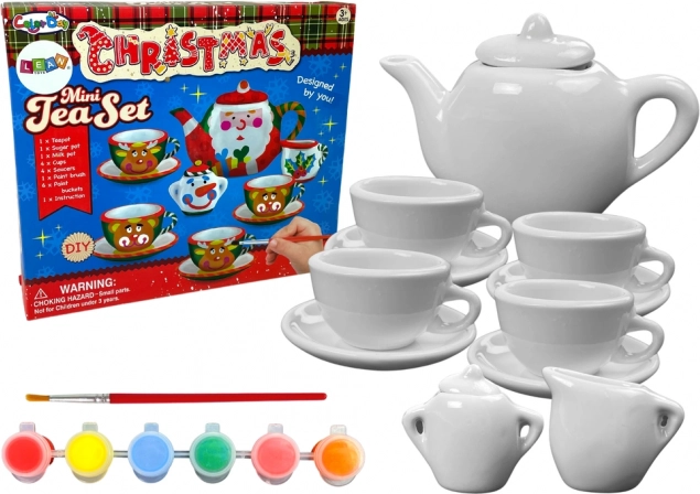 Velik komplet za božič DIY ustvarjalno slikanje porcelana – darilni