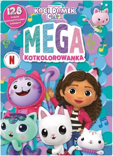 Gabiin mačji dom: mega pobarvanka z mačkami