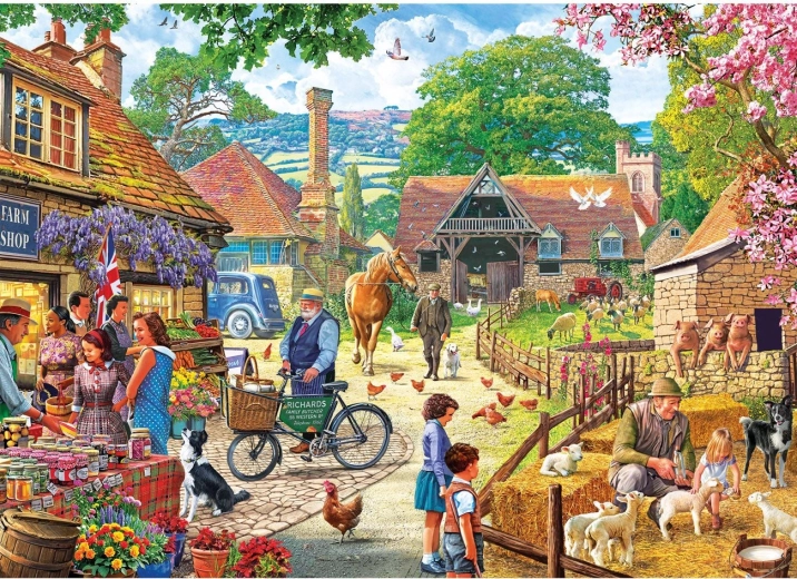 Gibsons Puzzle Farmers' Market 1000 Pieces