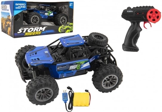 Daljinsko vodeni terenski Buggy modre barve