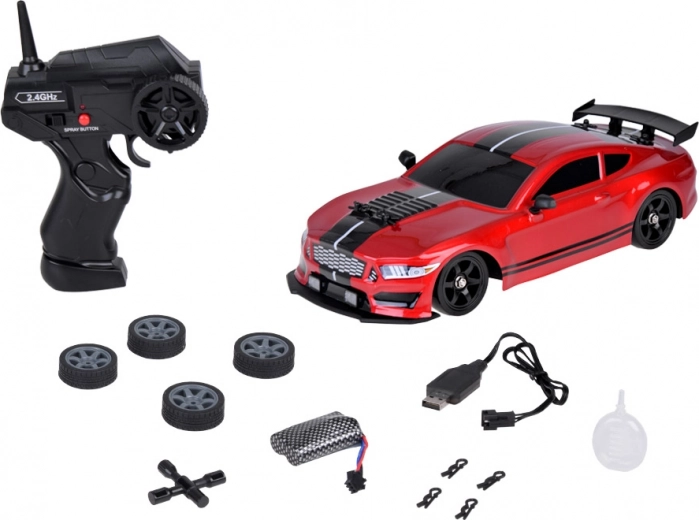 Drifting and surface driving thanks to interchangeable tires