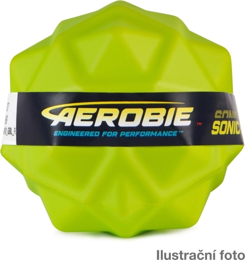 Aerobie Sonic Bounce žogica 66 mm – zabavna odbijajoča žoga z nepredvidljivim odbojem