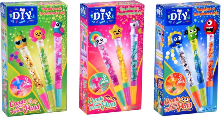 Ustvarite 3 edinstvena pisala