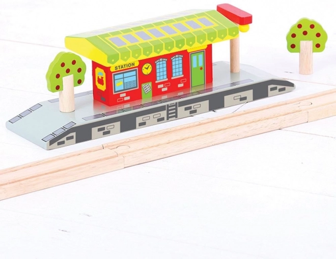 Bigjigs Rail podeželska železniška postaja