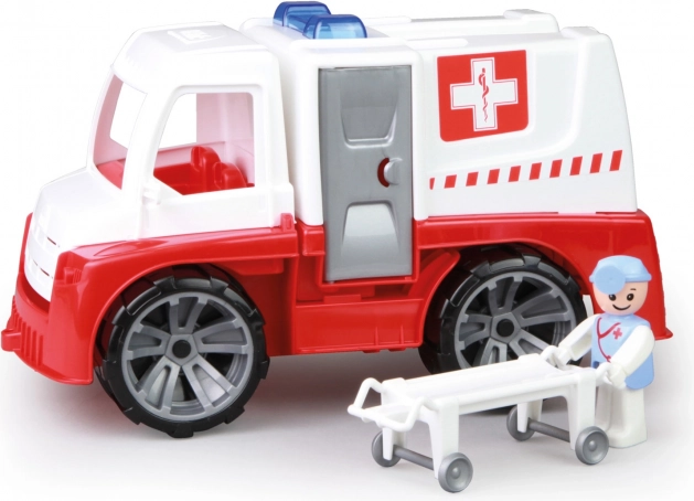 Reševalno vozilo LENA TRUXX s figurico in nosili 29 cm