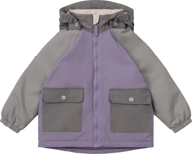 Leokid prehodna bunda lilac gray vel. 80 (12–18 mesecev)