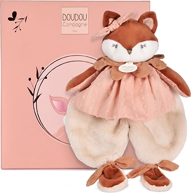 Doudou darilni set – plišasti ninica lisica Mina 29 cm
