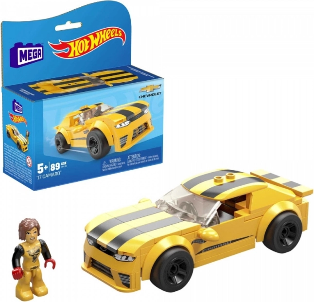 Komplet za Sestavljanje Avtomobilčka Camaro Hot Wheels MEGA