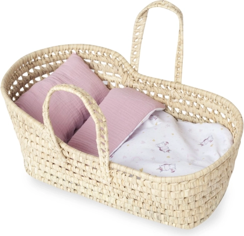 Mojzesov košek za punčko s posteljnino velik Antonio Juan