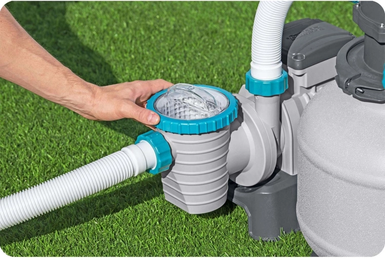 Prosojna košara pred-filtra za hitro kontrolo