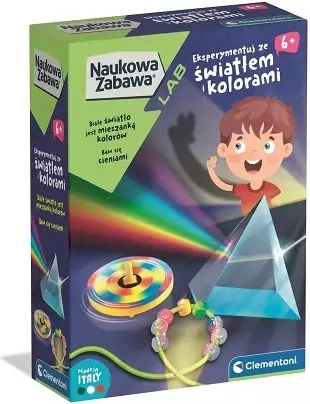 Clementoni svetloba in barve – izobraževalni eksperimentalni komplet za otroke