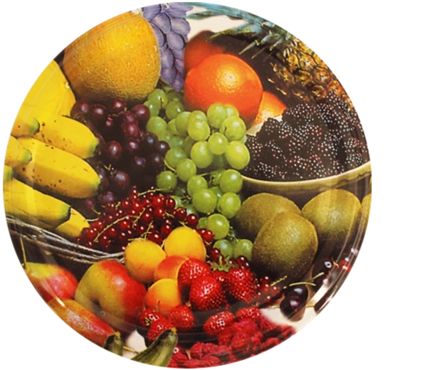 Zatesnitveni pokrovčki RTS 82 mm z motivom banane