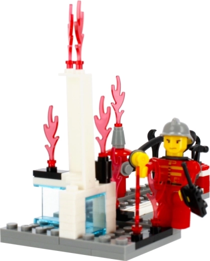 Igralska izkušnja z minifigurico gasilca
