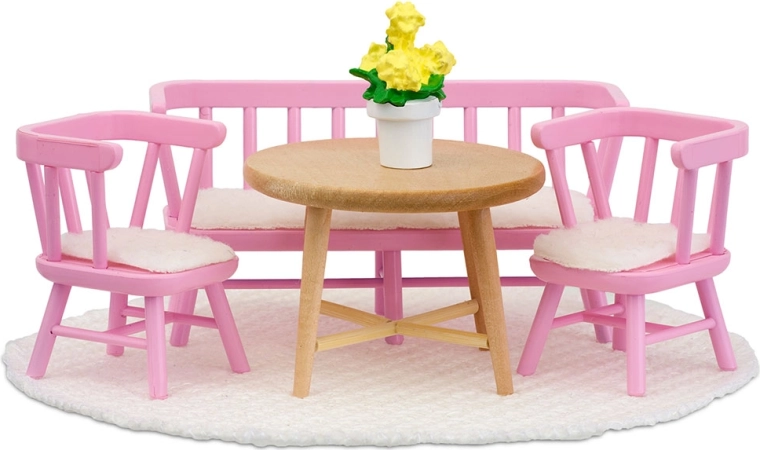 Lundby jedilni in kuhinjski komplet pohištva za hiško za punčke