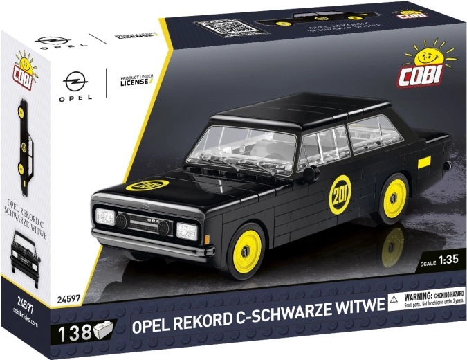 Cobi Opel Rekord C "Schwarze Witwe" (Black Widow) 1:35 – car model building set