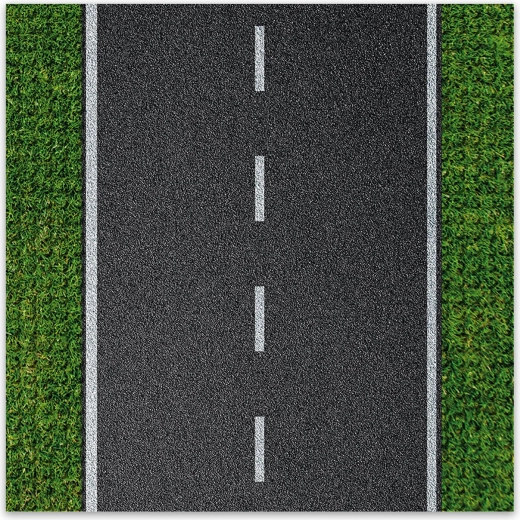 Dizajnerska podloga za gradnjo Ravna cesta 25,5 x 25,5 cm