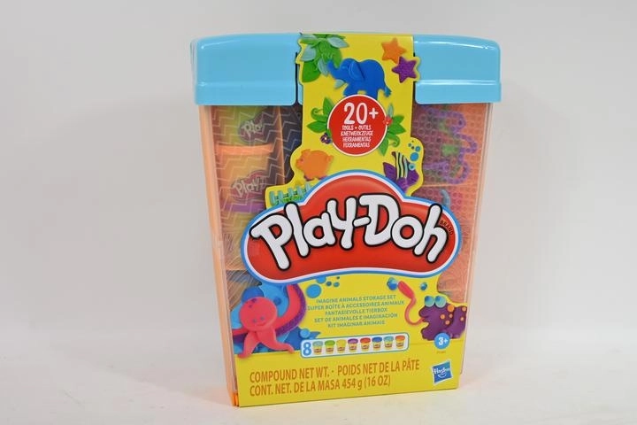Play-Doh Fantastične živalice – kreativni set z 8 lončki plastelina in dodatki