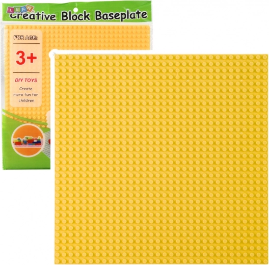 Gradbena podlaga za kocke rumena 25,5 x 25,5 cm