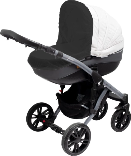 Mreža proti komarjem za otroški voziček New Baby Basic črna