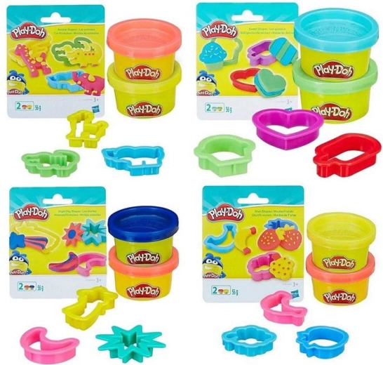 Komplet plastelina 2×56 g z dodatki, mešanica vrst