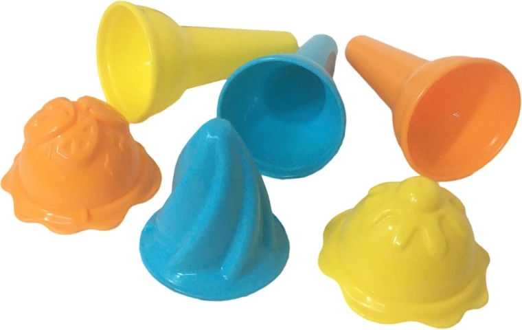 Sand molds ice cream – set of 3 cones