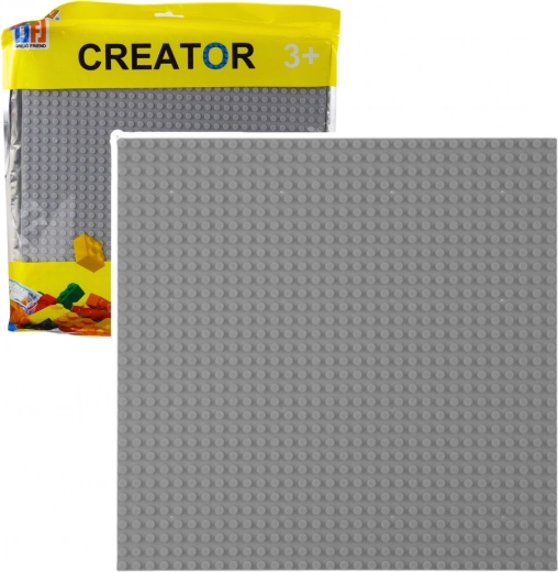 Gradbena podloga za kocke, siva 25,5 × 25,5 cm