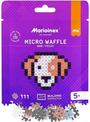 Marioinex Micro Waffle kocke – pes (111 kosov)