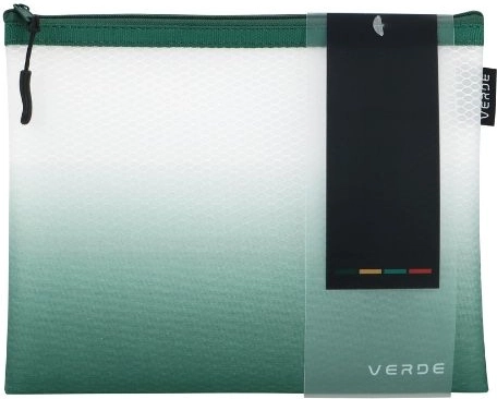 Mrežasta ovojnica z zadrgo Verde A5 zelena