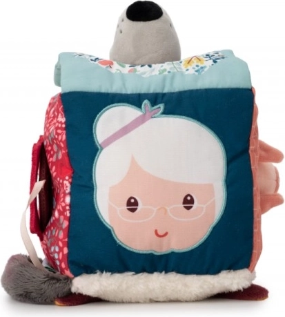 Lilliputiens fabric activity cube with Louis the wolf
