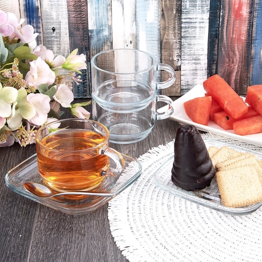 Kvadratni krožniček za slog in zaščito mize