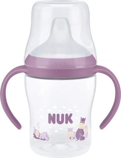 NUK Perfect Match učna steklenička 150 ml hippo - 1 kos