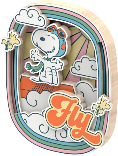 Barvita večplastna 3D dekoracija