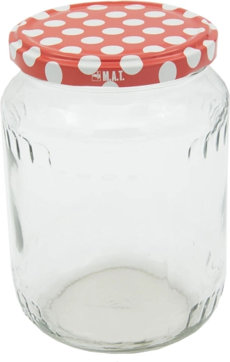 Kozarci za vlaganje 720 ml TWIST 82 s pokrovčki Pikice, 8 kosov