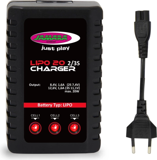 Polnjenje akumulatorjev LiPo 2S in 3S