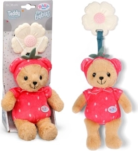 BABY born for babies Medvedek Teddy jagoda, 18 cm