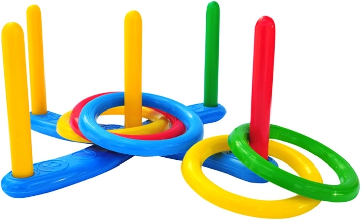 družabna spretnostna igra s košarico in obročki Serso – za notranjo in zunanjo uporabo