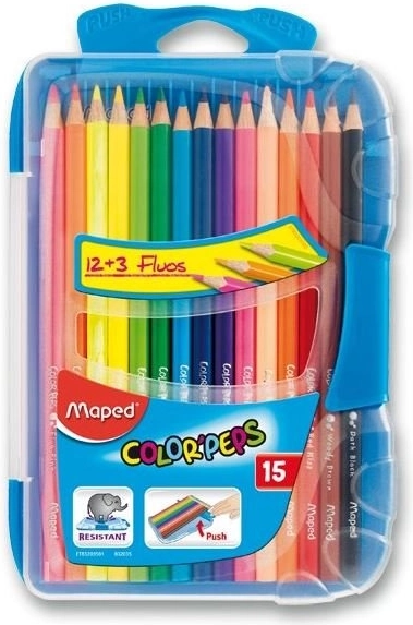 Trikotne barvice Maped Color'Peps Smart Box 15 kos