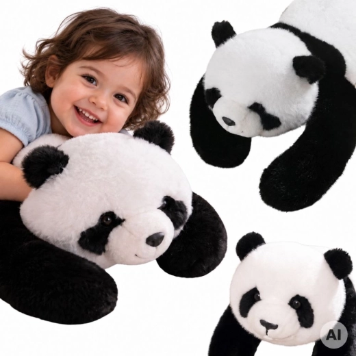 WOOPIE obtežena senzorična plišasta panda 1 kg