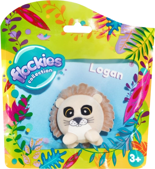 Živalca Flockies Lev Logan 4cm
