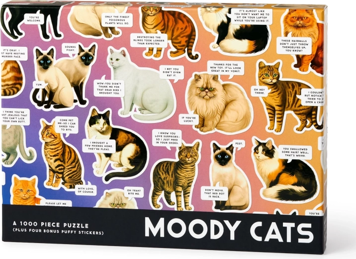 Galison sestavljanka Muhaste mačke 1000 kosov