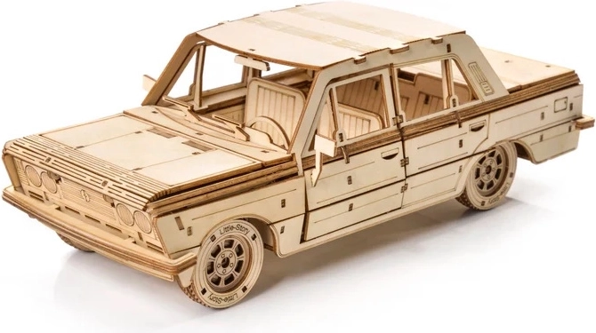 Little Story 3D lesena sestavljanka avtomobila FSO Fiat 125p 1:16
