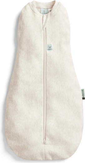 ergoPouch povijalna odejica in spalna vreča 2v1 Cocoon Oatmeal Marle, 3–6 mesecev, 1 TOG