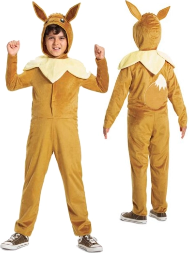 Otroški kostum Pokémon Eevee kigurumi – Velikost 137–149 cm