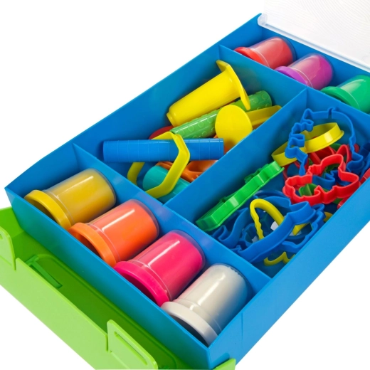 Praktična shranjevalna škatla s pokrovom in ročajem